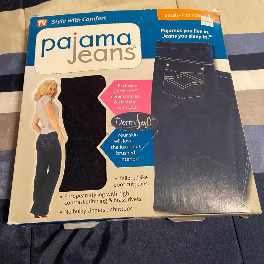 Pajama Jeans size small-fits size 6-8.